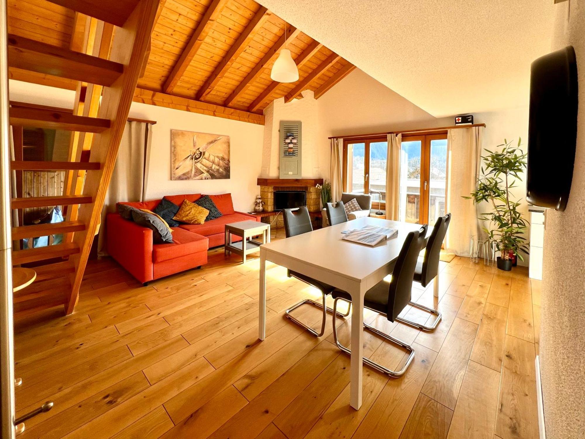 Maisonette 4.5 Zimmer, Naehe Ballenberg Hofstetten bei Brienz Exterior foto